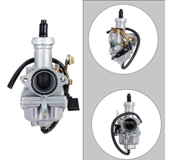 RUTU Карбюратор PZ27, підходить для CG 125cc 150cc 200cc 250cc 4-тактних ATV Go Kart Dirt Bike (5139)