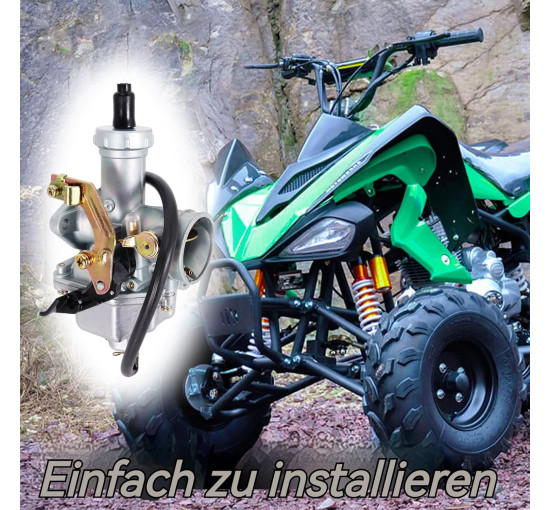 RUTU Карбюратор PZ27, підходить для CG 125cc 150cc 200cc 250cc 4-тактних ATV Go Kart Dirt Bike (5139)