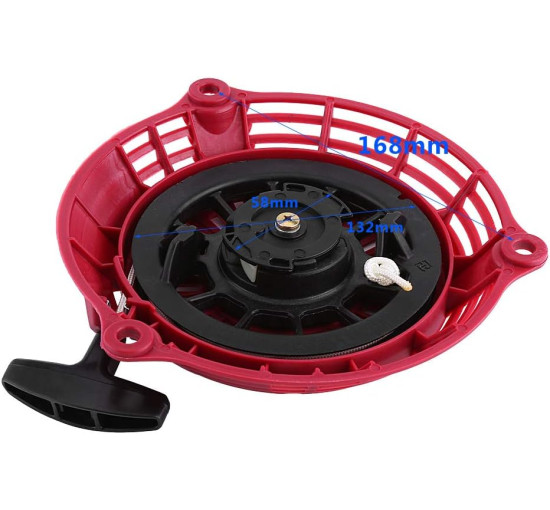 Шнурок стартера EBTOOLS для газонокосарки, червоний (4120)