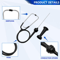 Стетоскоп для автомеханіка ZKTOOL ZKEU519, тестер шуму двигуна (4143)