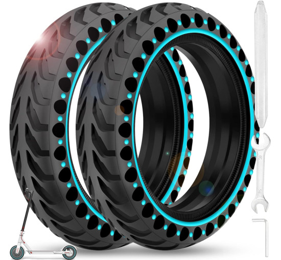 Суцільні шини BANGTING 2 шт. 8,5x2 дюйма для електричного самоката, шина 8 1/2 x2 (3062)