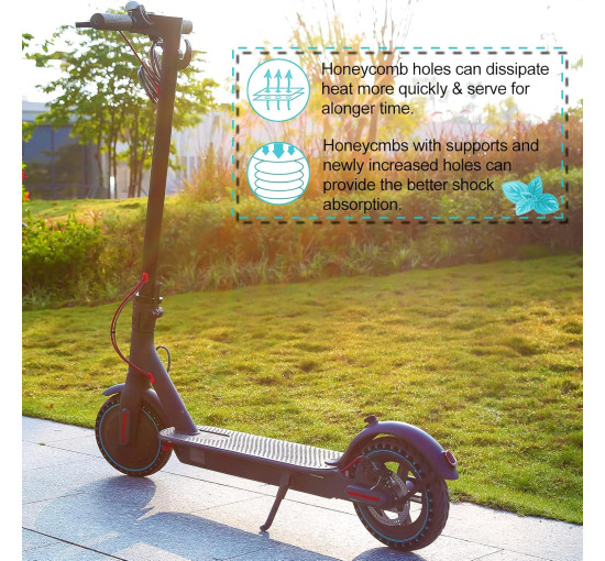 Суцільні шини BANGTING 2 шт. 8,5x2 дюйма для електричного самоката, шина 8 1/2 x2 (3062)