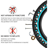 Суцільні шини BANGTING 2 шт. 8,5x2 дюйма для електричного самоката, шина 8 1/2 x2 (3062)