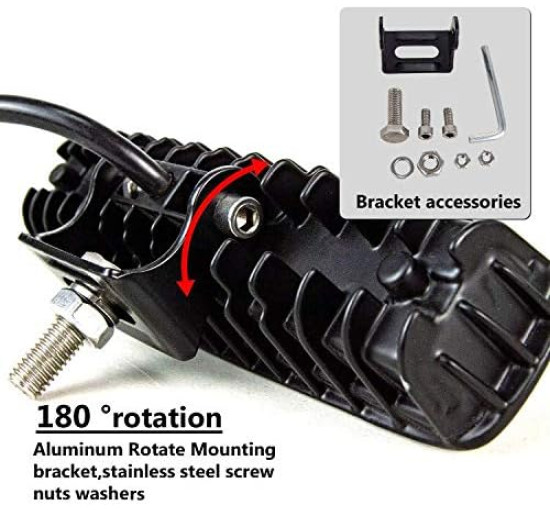 Світлодіодні фари Willpower 18 Вт 6-дюймів, білі (4009)