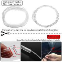 Світлодіодні стрічки Generic ANSB_110 для салону автомобіля з різнокольоровим підсвічуванням 5 в 1 RGB (3187)