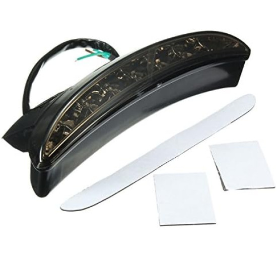 Світлодіодний стоп-сигнал Alamor Smoke 12V для Harley Davidson, чорний (2176)