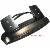 Світлодіодний стоп-сигнал Alamor Smoke 12V для Harley Davidson, чорний (2176)