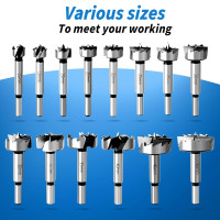 Сверло Форстнера HAIMAYEE 19 мм плоскокрылое сверло со многими зубцами для дерева (4135)