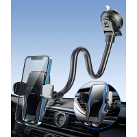 Держатель для мобильного телефона APPS2Car H3S-S1L/AV2S+ для лобового стекла, черный (3029)