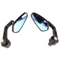 Універсальні алюмінієві дзеркала заднього виду TKHKRURKDA для мотоцикла, чорні (2190)