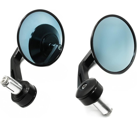 Універсальне бічне дзеркало заднього виду LAGNY 22 мм/28 мм на кермо мотоцикла (4032)