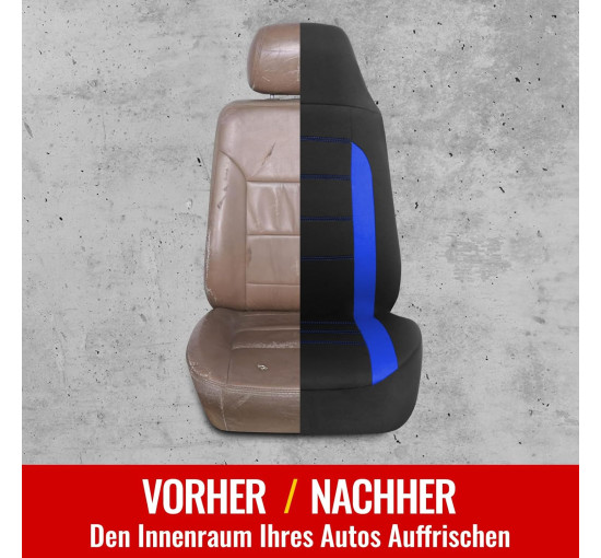 Універсальний чохол AUTOYOUTH Y40771-BLUE для автокрісла, синій (4115)