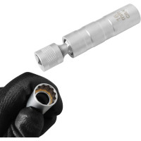 Универсальный магнитный ключ ZKTOOL ‎ZKEU029 для свечей зажигания, 16мм (4153)