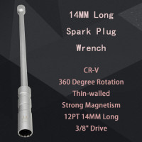 Універсальний магнітний ключ  ZKTOOL ‎ZKEU043  для свічок запалювання, 14мм (4151)