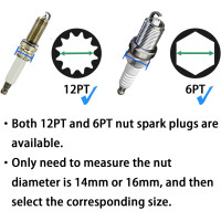 Універсальний магнітний ключ  ZKTOOL ‎ZKEU043  для свічок запалювання, 14мм (4151)