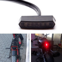 Универсальный мотоциклетный задний фонарь DREAMIZER FBA-EUYDEUJME071, 12 V 6 LED, черный (4053)