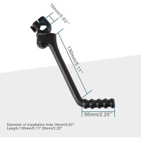 Важель стартера мотоцикла GOOFIT A09-KS-Чорний (4013)