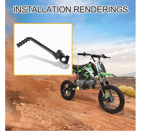 Важель стартера мотоцикла GOOFIT A09-KS-Чорний (4013)