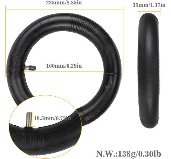 Внутрішня камера VOLOHAS 10 дюймів, посилена 10 x 2 (4139)