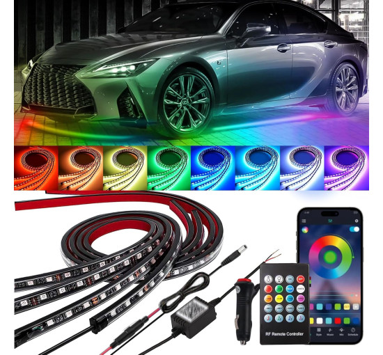 YUGUANG Комплект із 4 предметів для підсвічування автомобіля YG-підсвічування (5068)