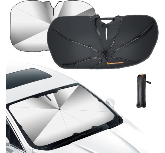 Захист від ультрафіолету Oziral для автомобіля, карбон (4107)