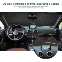 Захист від ультрафіолету Oziral для автомобіля, карбон (4107)