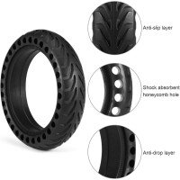 Запасна шина Generic для електричних самокатів із суцільними шинами 8,5 дюймів, M365, чорна (3061)