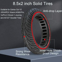 Змінні колеса AOPOKOLGG 8,5x2 дюйма для електричного самоката 2шт. (3070)