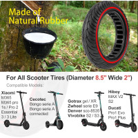 Змінні колеса AOPOKOLGG 8,5x2 дюйма для електричного самоката 2шт. (3070)