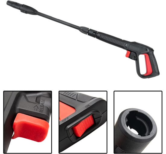 Змінний розпилювач Bear Force sb100 для мийки високого тиску з струменевим шлангом та шлангом 10 м, сумісний з Bosch, AR Blue Clean, Black & Decker (2023)