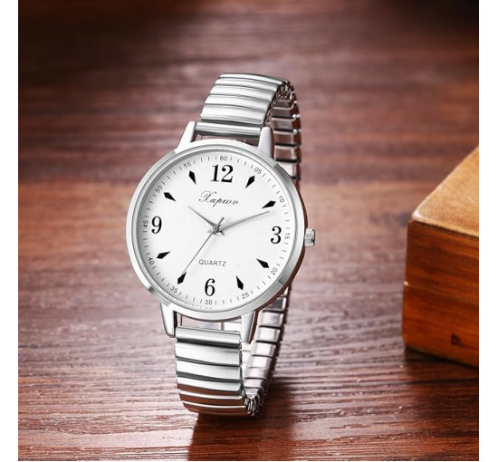 Avaner Жіночі годинники A118-12 з еластичним ремінцем, срібний (5116)