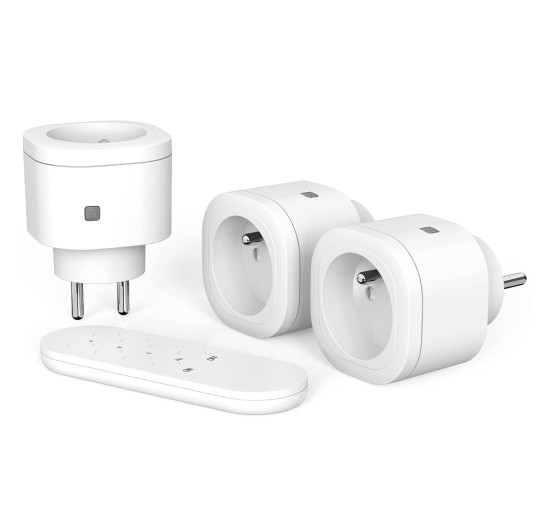 Бездротова розетка з дистанційним керуванням 3000 Вт, розумна програмована розетка SURNICE для святкового декору, радіус дії 40 м (2104)