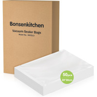 Bonsenkitchen Вакуумные пакеты 50 пакетов, 20 x 30 см (5007)