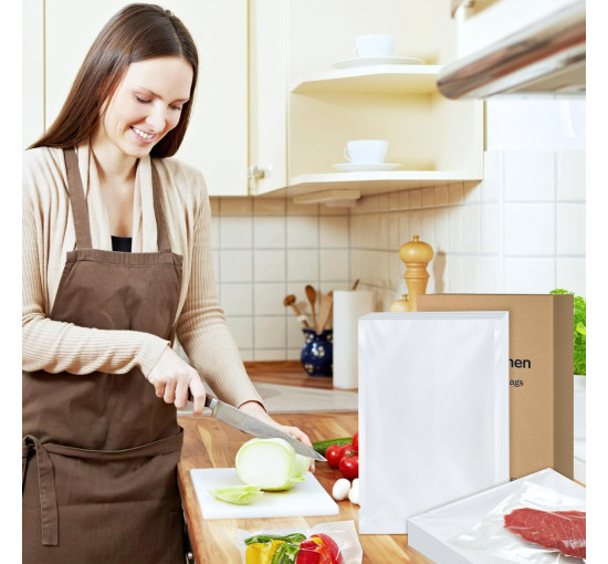 Bonsenkitchen Вакуумные пакеты 50 пакетов, 20 x 30 см (5007)