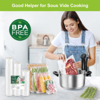 Bonsenkitchen Вакуумные рулоны VB3217, 20/25/28 x 300 см, 3 рулона, прозрачные (5008)