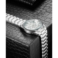 Мужские часы CIVO 8351C из нержавеющей стали, белые (4081)