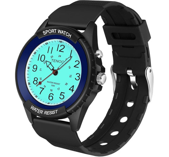 Чоловічий аналоговий кварцовий годинник TENOCK SEND-6018, темно-синій (4185)