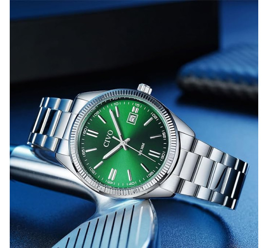 Чоловічий годинник CIVO 8348 з нержавіючої сталі, аналоговий, водонепроникний, кварцовий (3126)