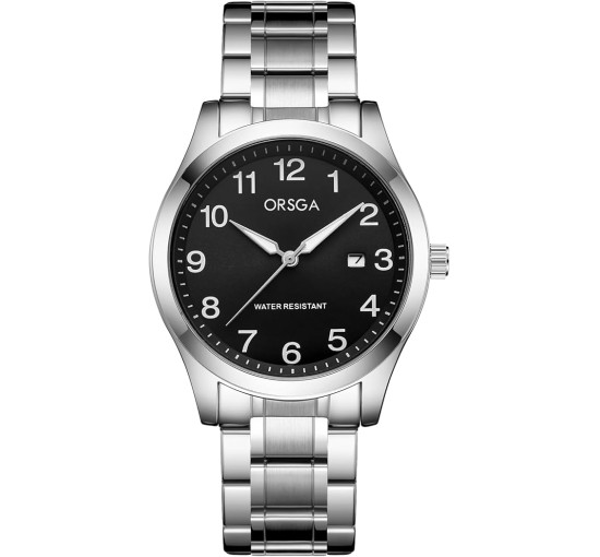 Чоловічий сталевий срібний годинник CIVO 2121 (3125)