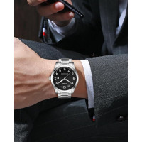 Мужские стальные серебряные часы CIVO 2121 (3125)