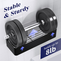 Душевая полка Kitsure, органайзер для ванной комнаты, 2 шт, быстросохнущая полка для ванной комнаты без сверления с большой емкостью (2077)