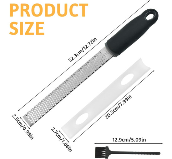 FORYNXHWIN Тертка для цедри, сиру, пармезану з нержавіючої сталі (5086)