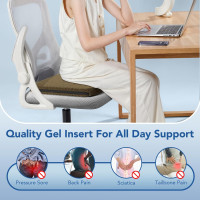 Гелевая подушка сиденья HASA zone, оливковая (3033)