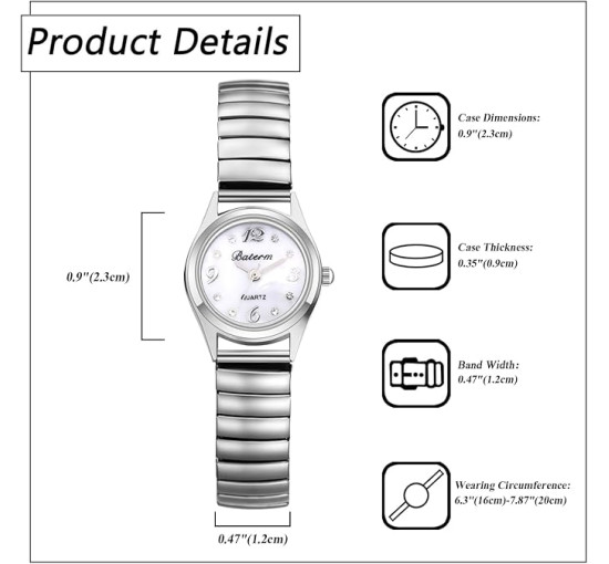 JewelryWe аналоговий кварцовий наручний годинник JW399P0019, твердий браслет з нержавіючої сталі. срібний (5104)