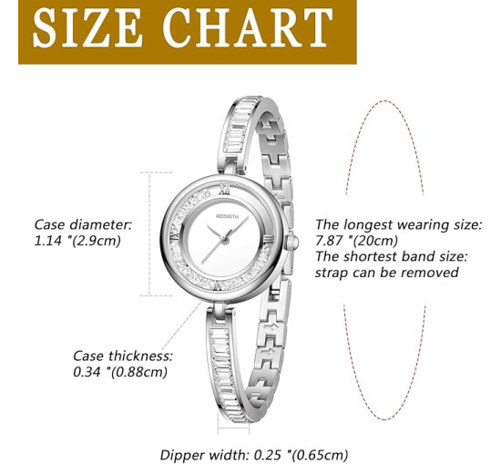 JewelryWe жіночий кварцовий годинник JW343P51486-3 із браслетом зі сплаву та нержавіючої сталі, срібний (5115)