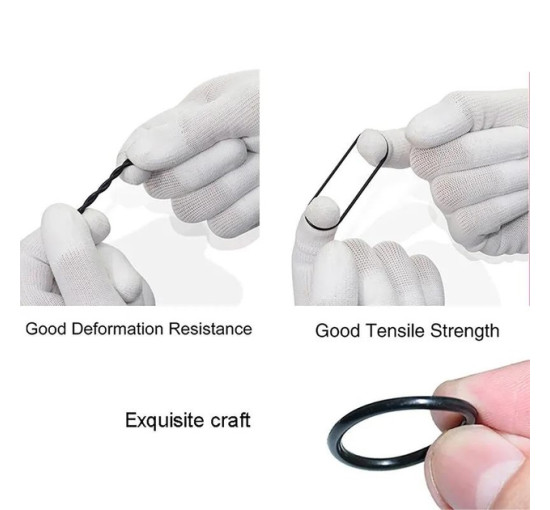 Кільця ущільнювачів 200 шт. набір у кейсі, О-ринги гумові різних розмірів, для сантехніки та машин (2022)