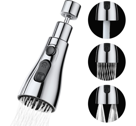 Кран для кухонної раковини FM22 M24 OSDUE P-YCSLT20220517-FBA з 3 режимами (2151)