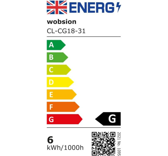 Кухонні світильники WOBSION CL-CG18-31 30см освітлення під кухонну шафу, натуральний білий колір 4000K з безконтактним датчиком (0061)