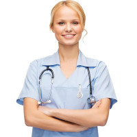 Lancardo кишенькові годинники LCD068P007 для медсестер, білий (5114)