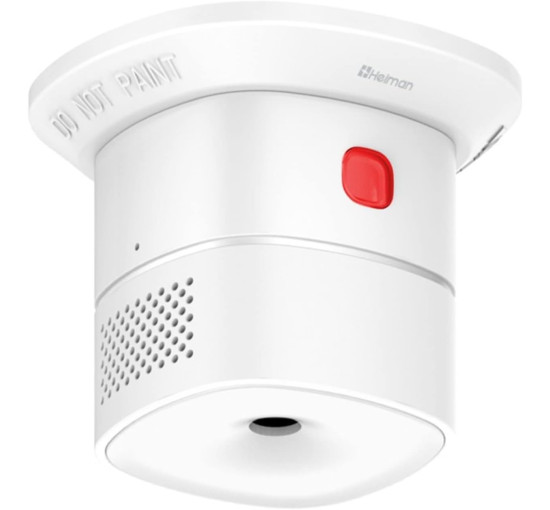 Міні-детектор чадного газу HEIMAN HS1CA, детектор CO на змінних батарейках, сигналізація 85 дБ, білий (0070)